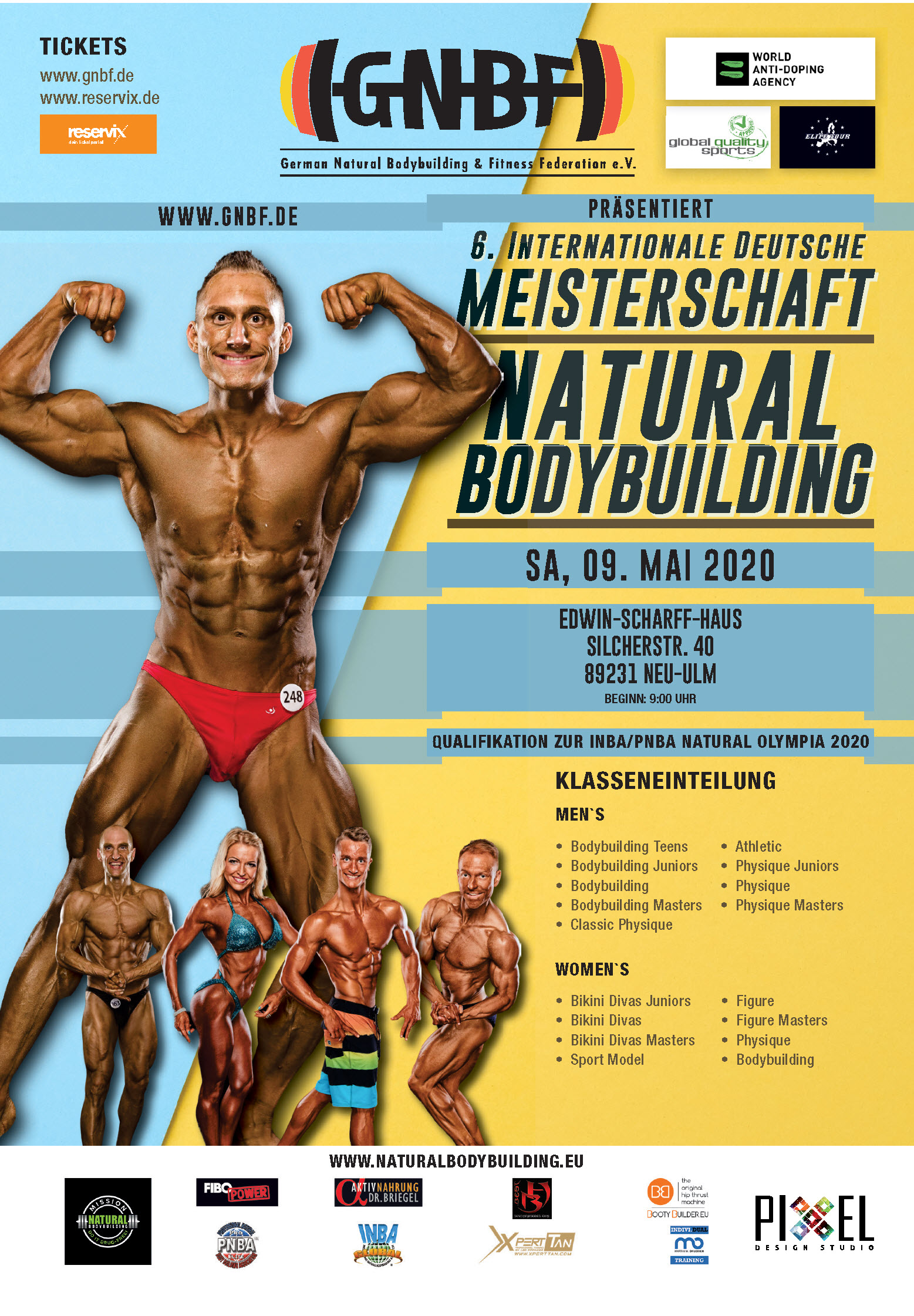 The most important bodybuilding competitions in Germany